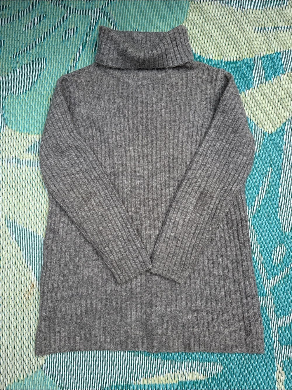 Grey Turtleneck Sweater